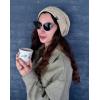 imageCC Beanie Thick Fuzzy Fleece Lined Knit BeanieBeige