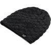 imageCC Beanie Thick Fuzzy Fleece Lined Knit BeanieBlack  Charcoal Mix