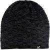 imageCC Beanie Thick Fuzzy Fleece Lined Knit BeanieBlack  Charcoal Mix