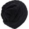 imageCC Beanie Thick Fuzzy Fleece Lined Knit BeanieBlack