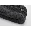 imageCC Beanie Thick Fuzzy Fleece Lined Knit BeanieCharcoal Grey