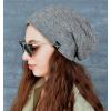 imageCC Beanie Thick Fuzzy Fleece Lined Knit BeanieLight Melange Grey