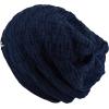 imageCC Beanie Thick Fuzzy Fleece Lined Knit BeanieNavy Blue