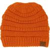 imageCC Beanie for Women Winter Hats Ponytail Hole Criss Cross Hat Messy Bun High Ponytail Knit CapToffee