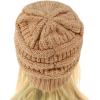 imageCC Classic Winter Fall Trendy Chunky Stretchy Cable Knit Beanie HatSequins Indi Pink