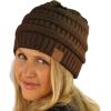 imageCC Classic Winter Fall Trendy Chunky Stretchy Cable Knit Beanie HatSolid Brown
