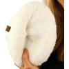 imageCC Classic Winter Fall Trendy Chunky Stretchy Cable Knit Beanie HatSolid Ivory