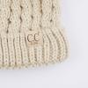 imageCC Exclusives Children Kid Double Pompom Knitted Beanie for Kids Ages 25 KID23KID24KIDS2055Beige Amz