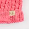 imageCC Exclusives Children Kid Double Pompom Knitted Beanie for Kids Ages 25 KID23KID24KIDS2055New Candy Pink Amz