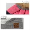 imageCC Exclusives Plush Yarn Pom Beanie hat with Daisy Pattern HAT2093HAT3001HAT4005HAT4009HAT4023Aztec Patternlt Mel Grey