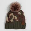 imageCC Exclusives Plush Yarn Pom Beanie hat with Daisy Pattern HAT2093HAT3001HAT4005HAT4009HAT4023Camoolive