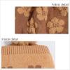 imageCC Exclusives Plush Yarn Pom Beanie hat with Daisy Pattern HAT2093HAT3001HAT4005HAT4009HAT4023Daisysand