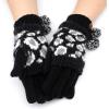 imageCC Exclusives Soft Beanie hat with Leopard Pattern and Fur PomHAT7001SF7001A Gift Setblack