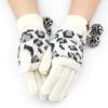 imageCC Exclusives Soft Beanie hat with Leopard Pattern and Fur PomHAT7001SF7001A Gift Setivory