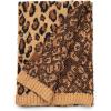 imageCC Exclusives Soft Beanie hat with Leopard Pattern and Fur PomHAT7001SF7001Latteknit
