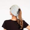 imageCC Exclusives Soft Stretch Cable Knit Messy Bun Ponytail Beanie Winter Hat for Women MB20A0 Crisscross Magenta Purple