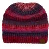 imageCC Exclusives Soft Stretch Cable Knit Messy Bun Ponytail Beanie Winter Hat for Women MB20ABurgundy Mix