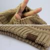 imageCC Exclusives Soft Stretch Cable Knit Messy Bun Ponytail Beanie Winter Hat for Women MB20ACamel