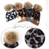 imageCC Exclusives Solid Ribbed Kids Beanie Hat with Faux Fur Pom KIDS43KIDS2061Leopardlt Mel Grey