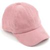 imageCC Exclusives Stone Washed Corduroy CrissCross Ponytail Baseball Cap for Women Adjustable High Bun HatMauve