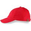 imageCC Exclusives Stone Washed Corduroy CrissCross Ponytail Baseball Cap for Women Adjustable High Bun HatRed
