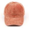 imageCC Exclusives Stone Washed Corduroy CrissCross Ponytail Baseball Cap for Women Adjustable High Bun HatStone Washed  Desert
