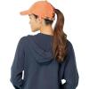 imageCC Exclusives Stone Washed Corduroy CrissCross Ponytail Baseball Cap for Women Adjustable High Bun HatStone Washed  Desert