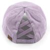 imageCC Exclusives Stone Washed Corduroy CrissCross Ponytail Baseball Cap for Women Adjustable High Bun HatStone Washed  Violet