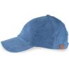 imageCC Exclusives Stone Washed Corduroy CrissCross Ponytail Baseball Cap for Women Adjustable High Bun HatTeal