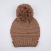 imageCC Exclusives Unisex Oversized Slouchy Beanie with Pom HAT100POM Taupe