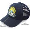 imageCC Exclusives Washed Distressed Embroidered Patch Cotton Denim CrissCross Ponytail Hat Adjustable Baseball CapMountains  Navy