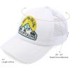 imageCC Exclusives Washed Distressed Embroidered Patch Cotton Denim CrissCross Ponytail Hat Adjustable Baseball CapMountains  White