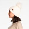 imageCC Exclusives Womens Winter Seed Stitched Confetti Pom Beanie Hat HAT1816HAT2214HAT2085HAT3841A Lattice Crossover Stitchivory