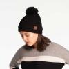 imageCC Exclusives Womens Winter Seed Stitched Confetti Pom Beanie Hat HAT1816HAT2214HAT2085HAT3841Bee Stitch Patternblack