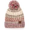 imageCC Exclusives Womens Winter Seed Stitched Confetti Pom Beanie Hat HAT1816HAT2214HAT2085HAT3841Beige