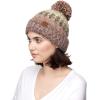 imageCC Exclusives Womens Winter Seed Stitched Confetti Pom Beanie Hat HAT1816HAT2214HAT2085HAT3841Beige