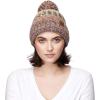 imageCC Exclusives Womens Winter Seed Stitched Confetti Pom Beanie Hat HAT1816HAT2214HAT2085HAT3841Beige