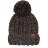 imageCC Exclusives Womens Winter Seed Stitched Confetti Pom Beanie Hat HAT1816HAT2214HAT2085HAT3841Dk Chocolate
