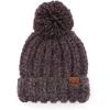 imageCC Exclusives Womens Winter Seed Stitched Confetti Pom Beanie Hat HAT1816HAT2214HAT2085HAT3841Eggplant