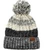 imageCC Exclusives Womens Winter Seed Stitched Confetti Pom Beanie Hat HAT1816HAT2214HAT2085HAT3841HatblackGrey