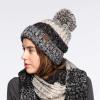 imageCC Exclusives Womens Winter Seed Stitched Confetti Pom Beanie Hat HAT1816HAT2214HAT2085HAT3841HatblackGrey