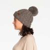 imageCC Exclusives Womens Winter Seed Stitched Confetti Pom Beanie Hat HAT1816HAT2214HAT2085HAT3841Ltmelgrey