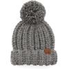 imageCC Exclusives Womens Winter Seed Stitched Confetti Pom Beanie Hat HAT1816HAT2214HAT2085HAT3841Ltmelgrey