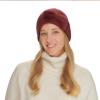 imageCC Faux Fur Bow Winter Beanie for WomenBurgundy