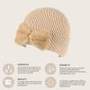 imageCC Faux Fur Bow Winter Beanie for WomenCamel