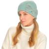 imageCC Faux Fur Bow Winter Beanie for WomenDusty Mint