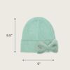 imageCC Faux Fur Bow Winter Beanie for WomenDusty Mint