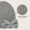 imageCC Faux Fur Bow Winter Beanie for WomenGrey