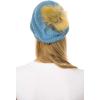 imageCC Hat43 Thick Warm Cap Hat Skully Faux Fur Pom Pom Cable Knit Beanie 2 PackDenim