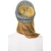 imageCC Hat43 Thick Warm Cap Hat Skully Faux Fur Pom Pom Cable Knit Beanie 2 PackLight Melange